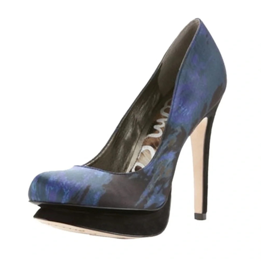 Sam Edelman Ulysa Platform‎ Pump In Midnight Blue